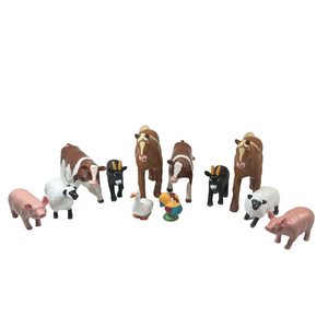 Learning Resources Jumbo Farm Animals Toddler Preschoolers Cow Horse Pig Sheep